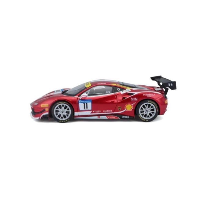Model auto Ferrari 488 Challenge 2017 de la Bburago la scară 1:24