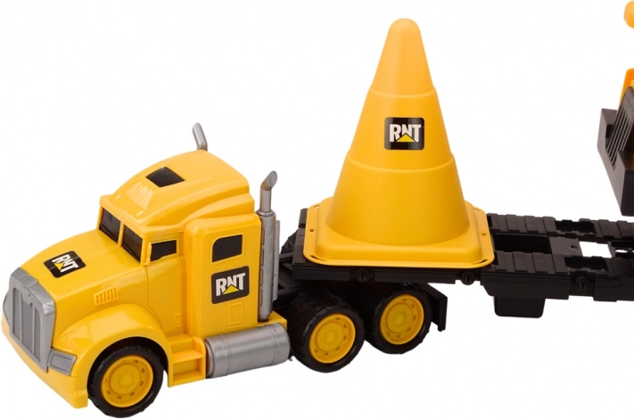 Cap tractor cu remorcă pentru transport realist