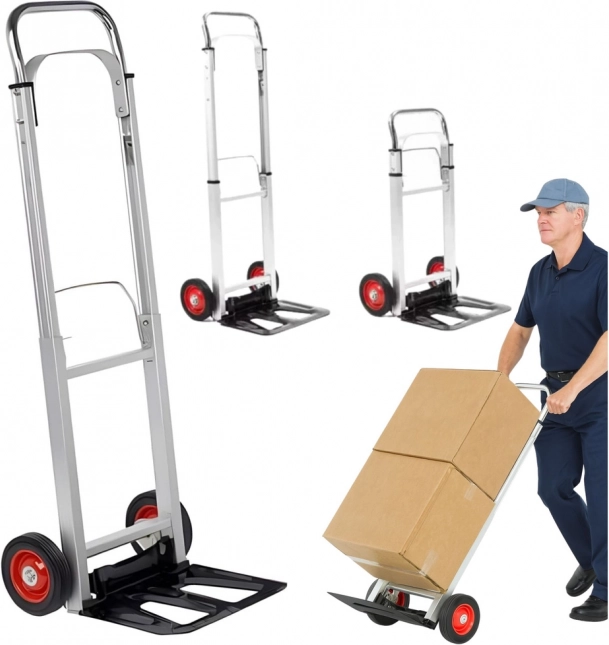 Cărucior pliabil de transport din aluminiu 90 kg