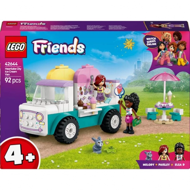 Furgoneta cu înghețată din Heartlake LEGO Friends