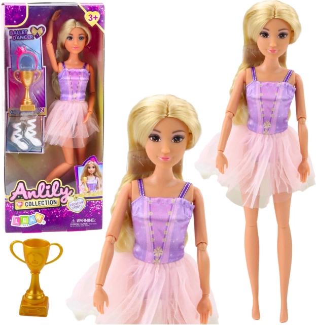 Păpușa Anlily Baletistă în Rochie cu Accesorii