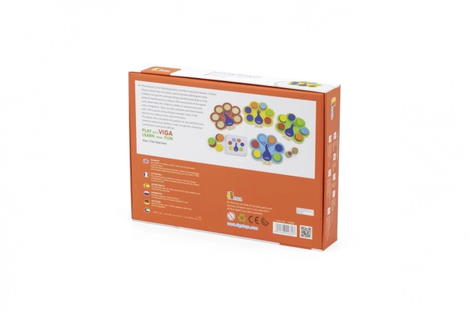 Joc de lemn Păunul colorat