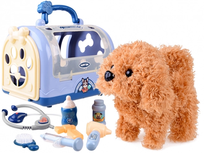 Set mic veterină interactiv cățeluș