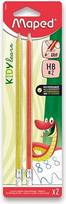 Creion grafit Kidy Learn Grip set 2 buc duritate HB