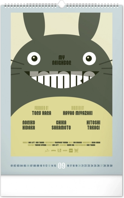 Calendar de perete Afișe de film alternative 2026