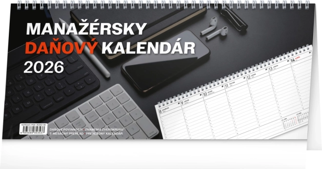 Calendar de birou Managerial fiscal 2026