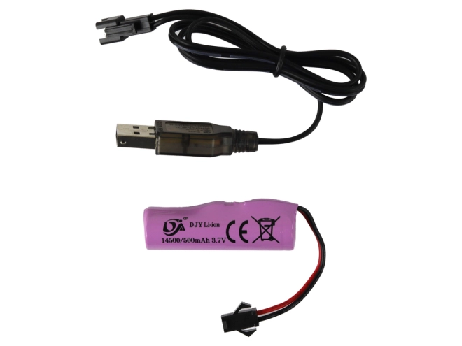 Acumulator reîncărcabil cu încărcare USB