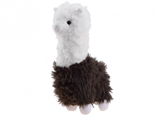 alpaca pufoasă - jucărie de pluș 28 cm – maro