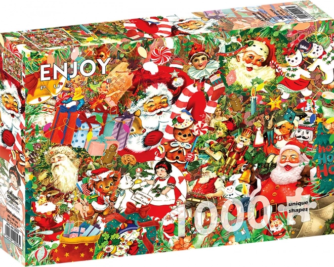 Puzzle vintage Crăciun 1000 piese