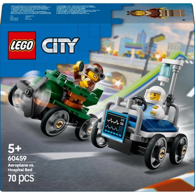 Lego City Set de curse: Avion vs Pat de spital
