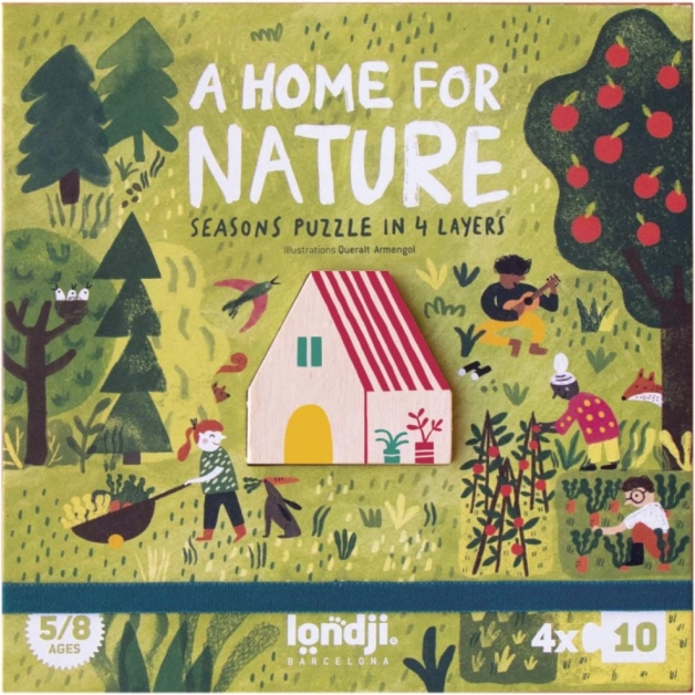 Puzzle Londji Acasă în natură - 40 de piese