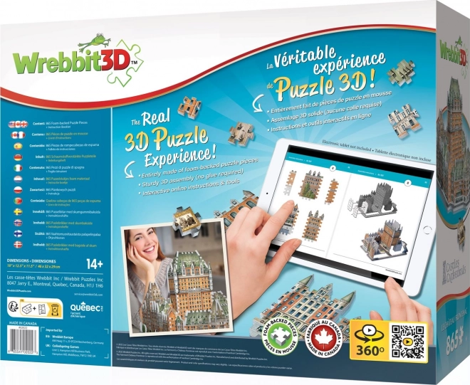 Puzzle 3D Castelul Frontenac