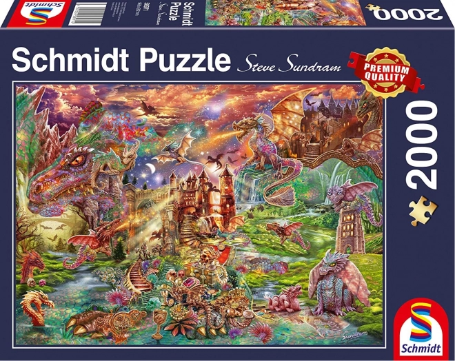 Puzzle Schmidt Comorile dragonului 2000 piese