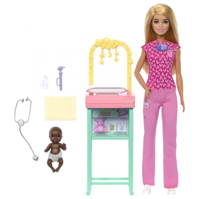 Set Barbie Păpușă Pediatru