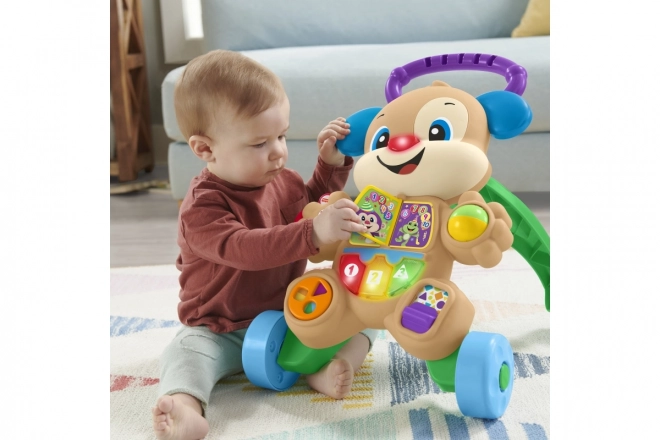 Fisher-Price Râde și învață - Cățeluș de mers