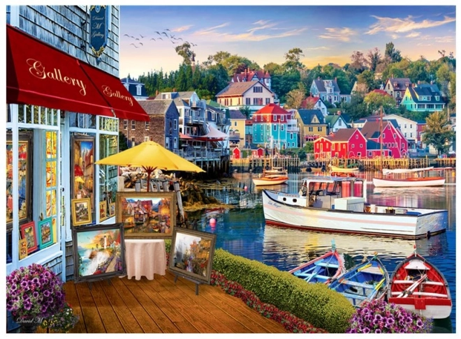 puzzle galerie de port 1000 piese