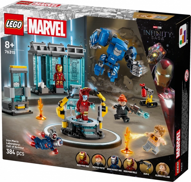LEGO Marvel Iron Man și laboratorul său