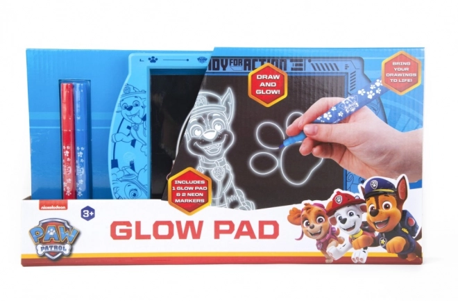 Tablă de desen iluminată Paw Patrol