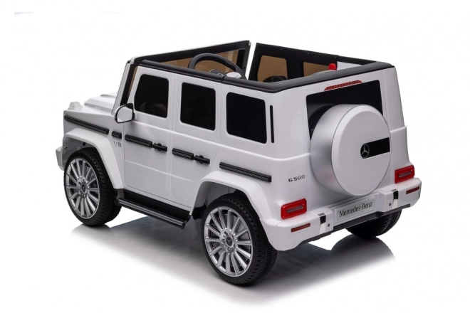 Vehicul electric Mercedes G500 alb 4x4 – Alb