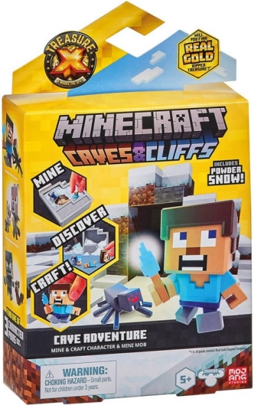 Minecraft Caves & Cliffs Explorare peșteră Treasure X