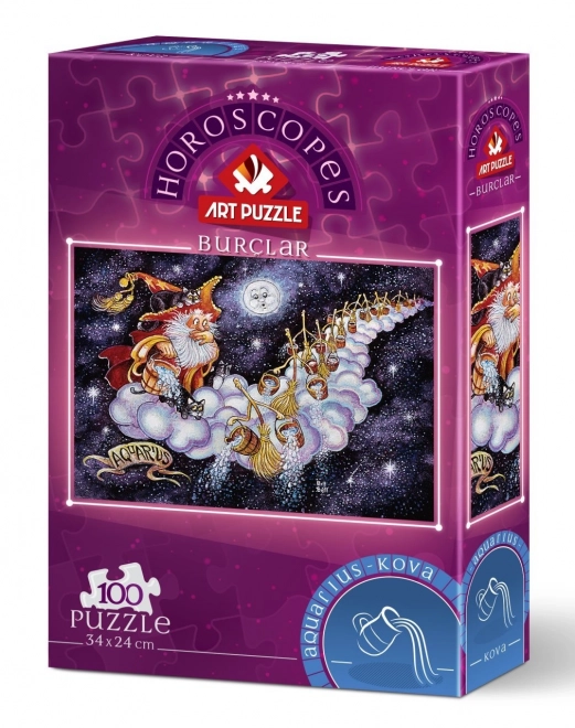 Puzzle Zodiac: Vărsător 100 piese