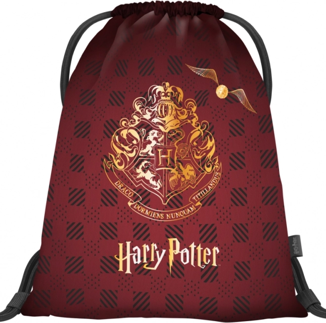 Săculeț Baagl pentru încălțăminte Harry Potter Hogwarts vișiniu
