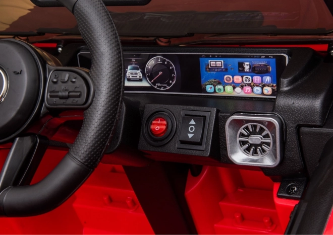 Mașină cu acumulator pentru copii Mercedes G63 roșie