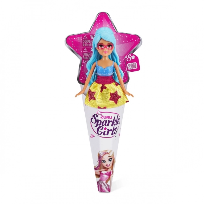 Păpușă Mini Sparkle Girlz 10 cm în set cartonat 24 bucăți