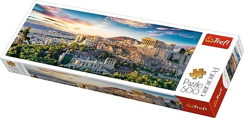 Puzzle panoramice Trefl 500 piese Acropole din Atena