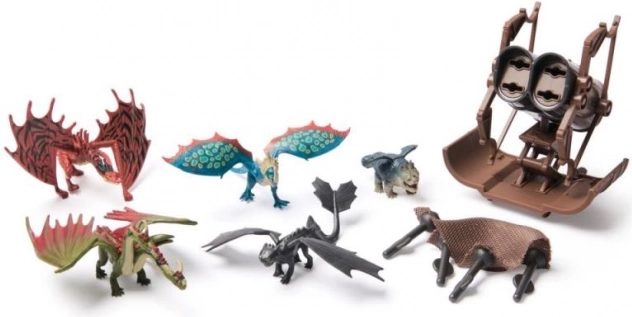 Cum să-ți dresezi dragonul, set de figurine