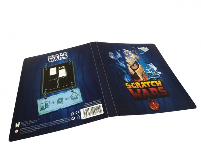 Album de colecție pentru cărți de eroi Scratch Wars