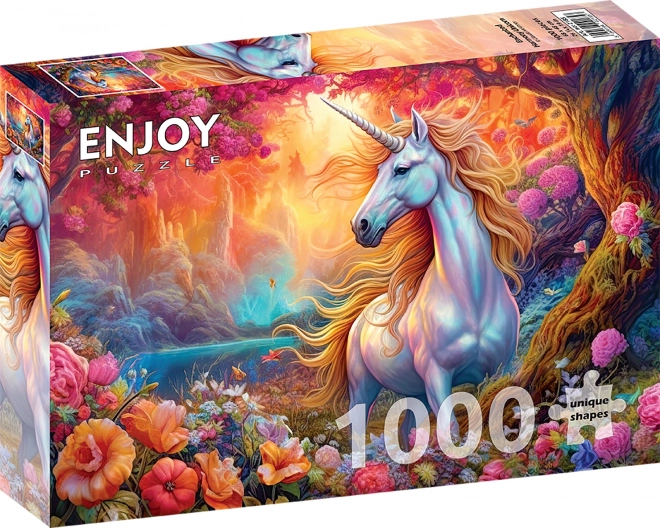 Puzzle 1000 piese - Unicorn Fermecat