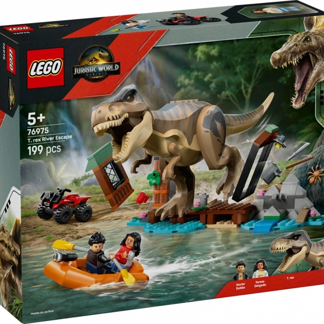 Lego Jurassic World Evadare prin râu de Tyrannosaur