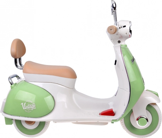 Scuter electric clasic pentru copii portocaliu – Verde