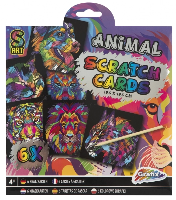 Imagini de râcâire cu animale și mandala