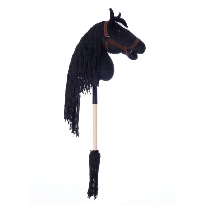 Cal pe băț Hobby Horse negru