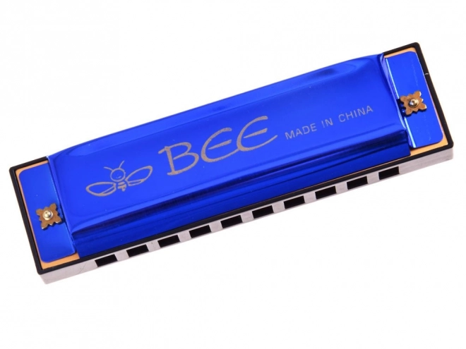 Harmonica metalică Bee pentru copii