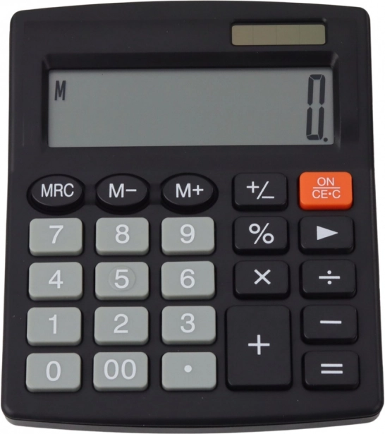 Calculator de birou cu ecran mare negru