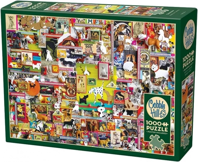 Puzzle orașul câinilor 1000 piese