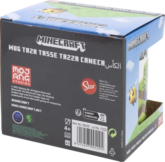 Hrnecek ceramic Minecraft verde