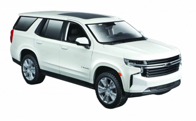 Model Chevrolet Tahoe 2021 alb 1:26