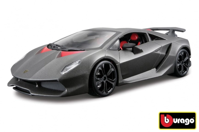 mașinuță metalică Bburago Lamborghini Reventón 1:24 gri metalizat