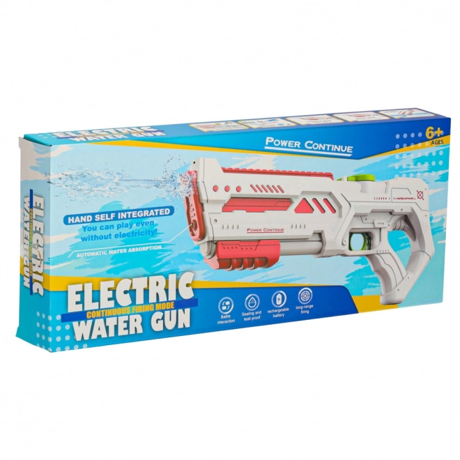 Pistol automat de apă electric alb