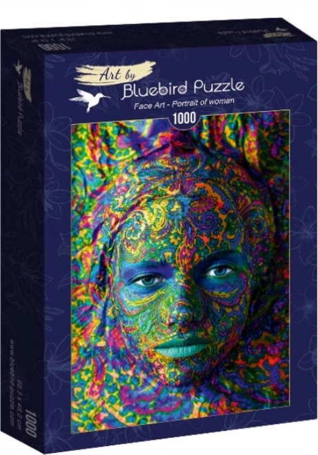 Puzzle portret femeie 1000 piese