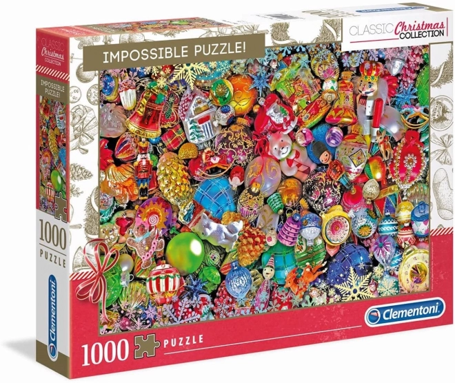 puzzle imposibil clementoni: un crăciun strălucitor 1000 piese