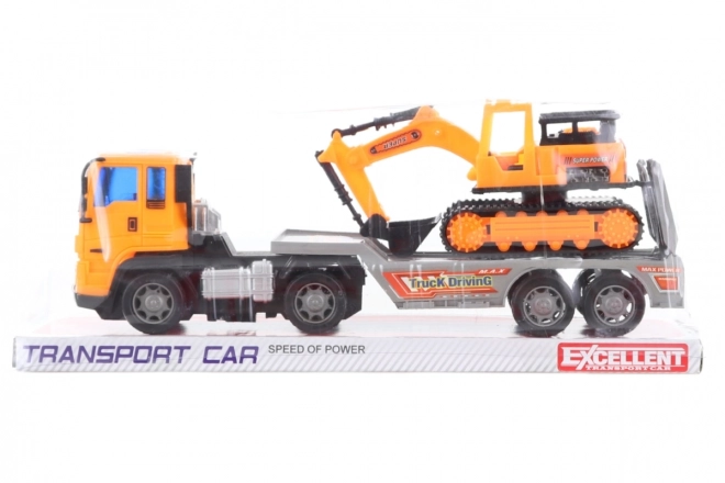 Camion cu excavator din plastic