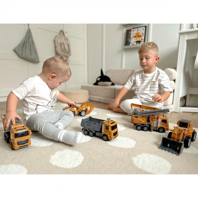 Set mare de mașini de construcții Woopie