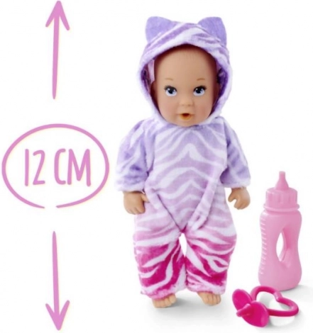 Mini păpușă Nou-Născut Baby Onesie 12 cm