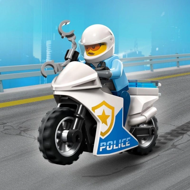 Motocicleta Poliției Lego City - Urmărirea Mașinii