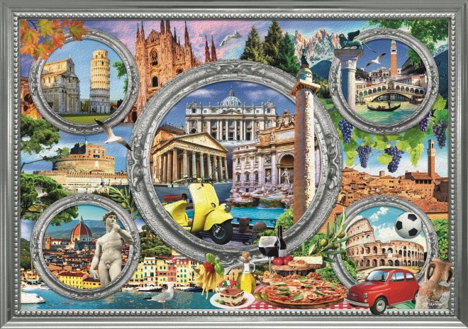 Puzzle Trefl Vacanță în Italia - 1000 de piese